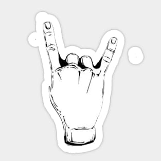 Rock On Sticker